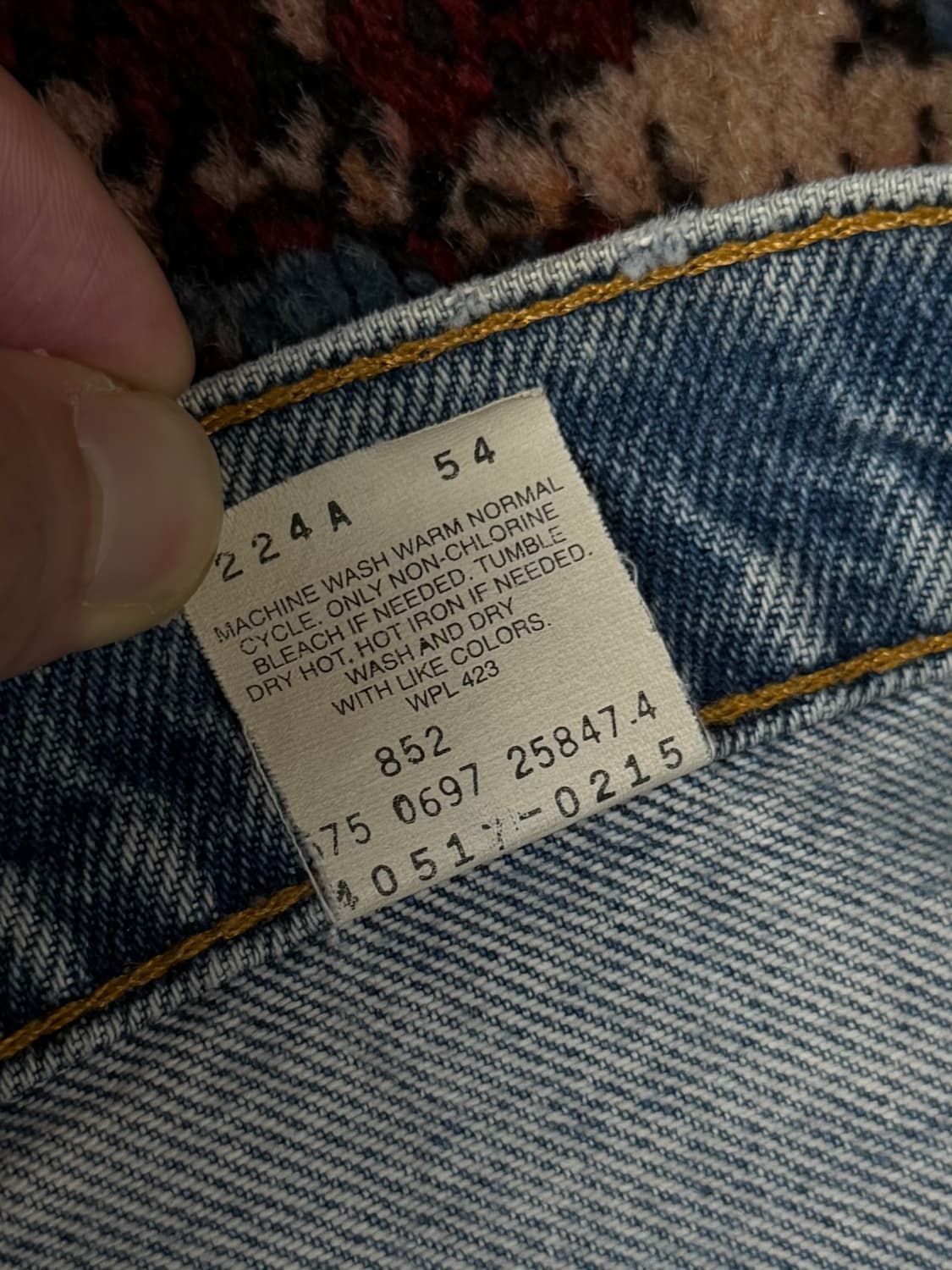 90’s USA 빈티지 리바이스 517 오렌지탭 부츠컷 리바이스 청바지 상품이미지10