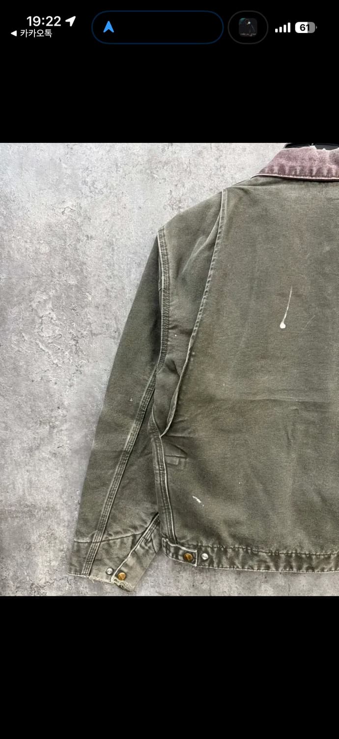 칼하트 j97 디트로이트 모스그린 m 상품이미지6