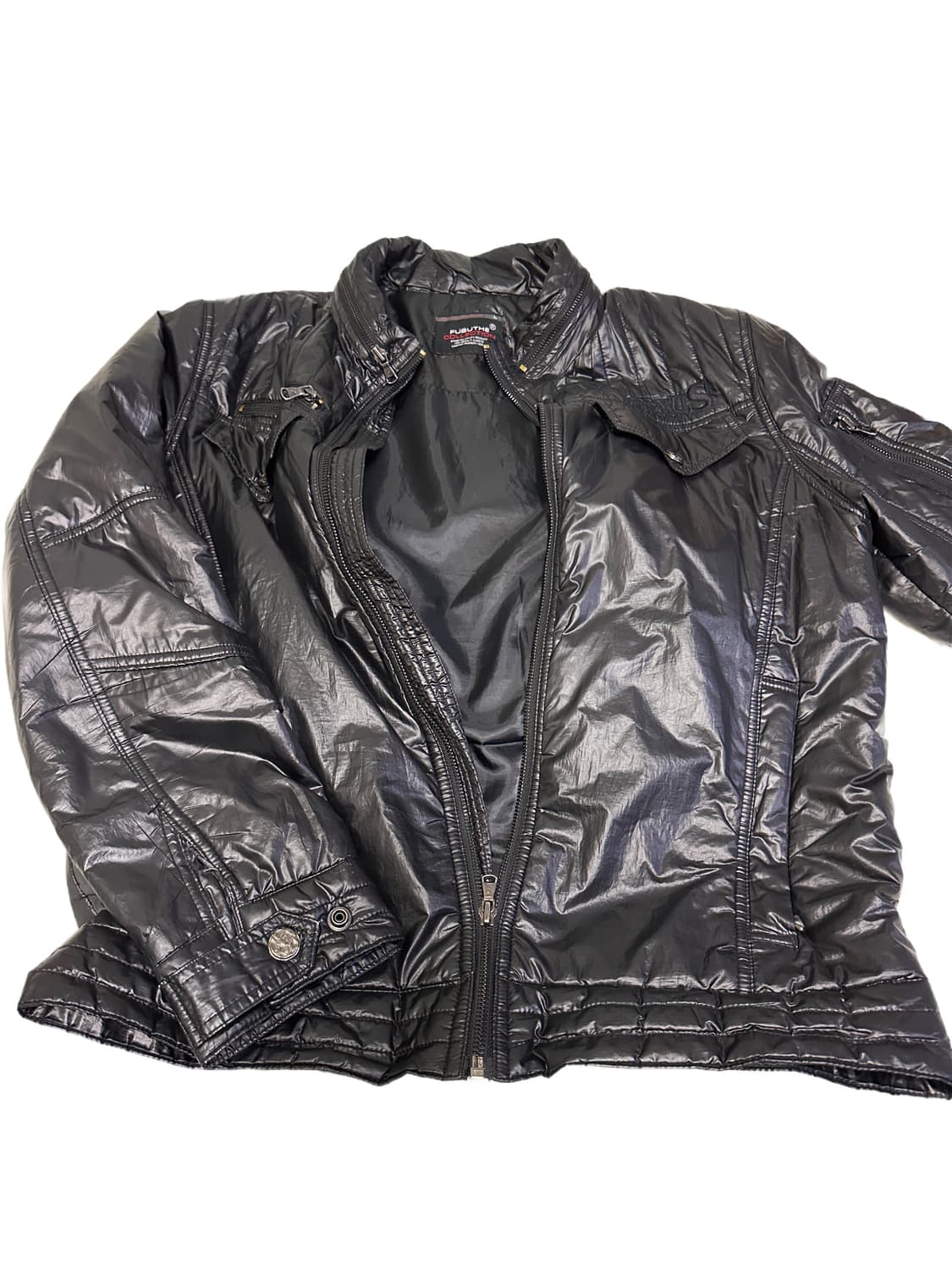 FUBU 퀄팅 FORUSBYTS 블랙 패딩 점퍼 B50 상품이미지3