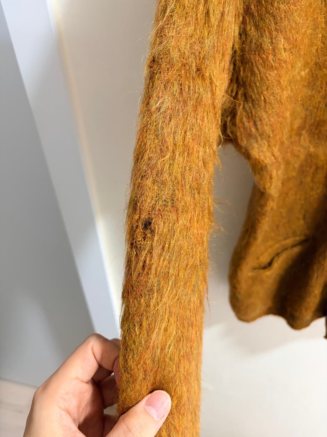 60년대 빈티지 커트코베인 모헤어 가디건 상품이미지4