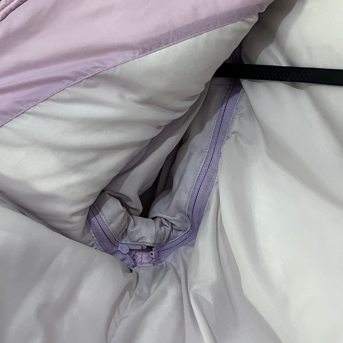 나이키 조끼 탈부착 패딩 연보라색 상품이미지5