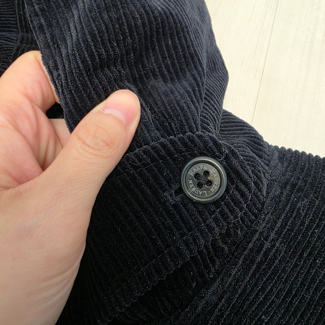 [국내유일] 랄프로렌 코듀로이(골덴) 더플 떡볶이 코트 상품이미지4