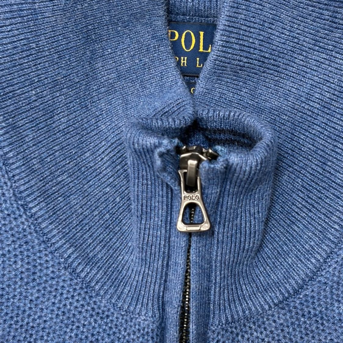 POLO RALPH LAUREN 코튼 쿼터 하프집업 스웨터 XL 상품이미지4