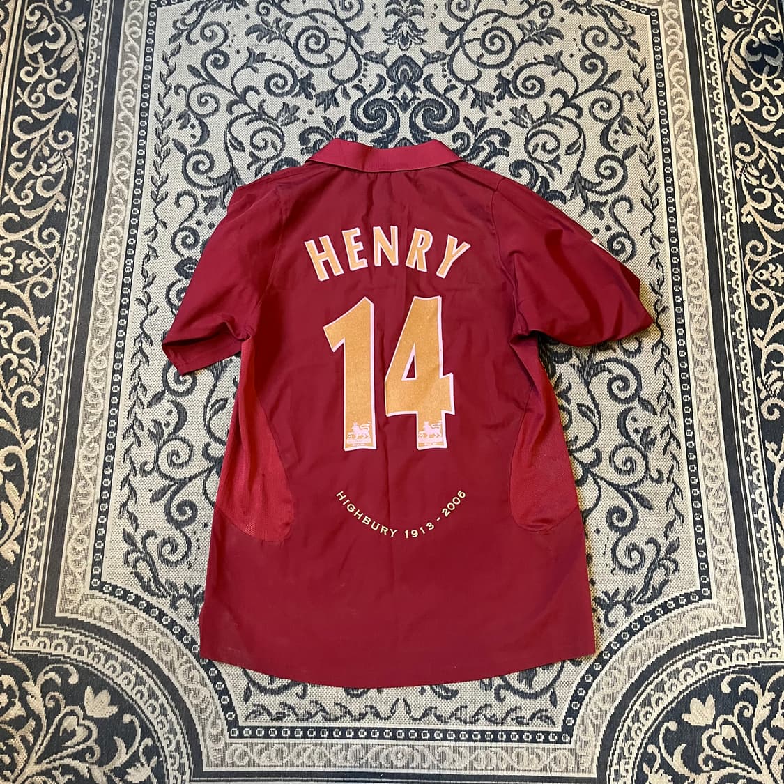 XL 나이키 아스날 05-06 하이버리 앙리 유니폼/W2420 상품이미지3