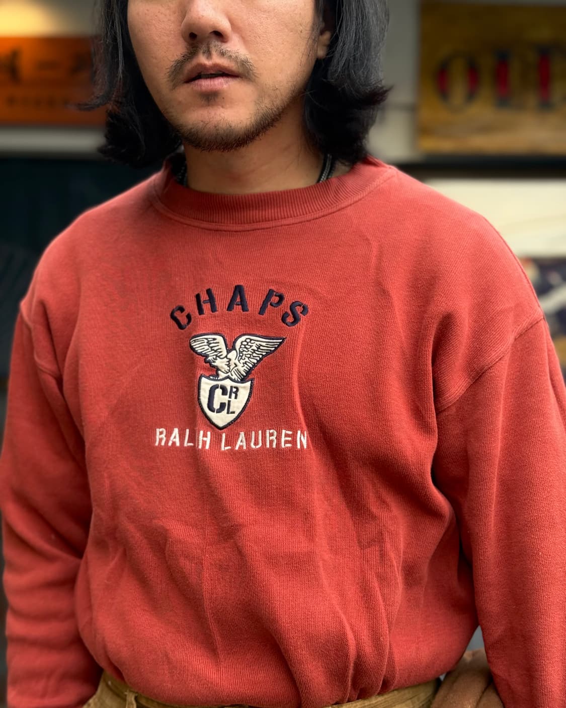 챕스 랄프로렌 자수 스웻셔츠 L 상품이미지8