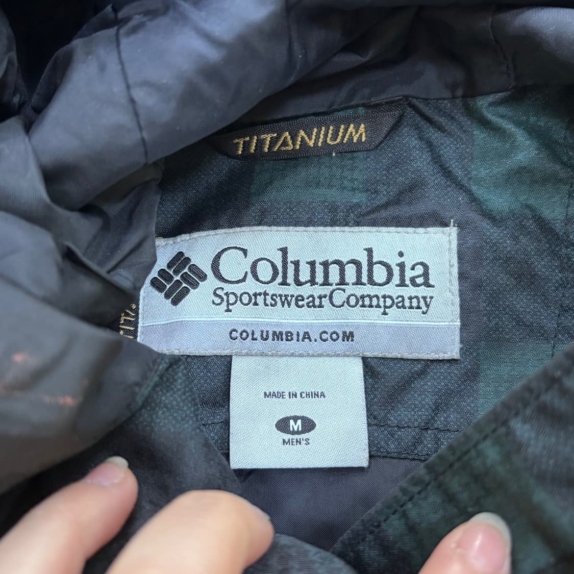 M 컬럼비아 나일론 바람막이 자켓 0326E 상품이미지3