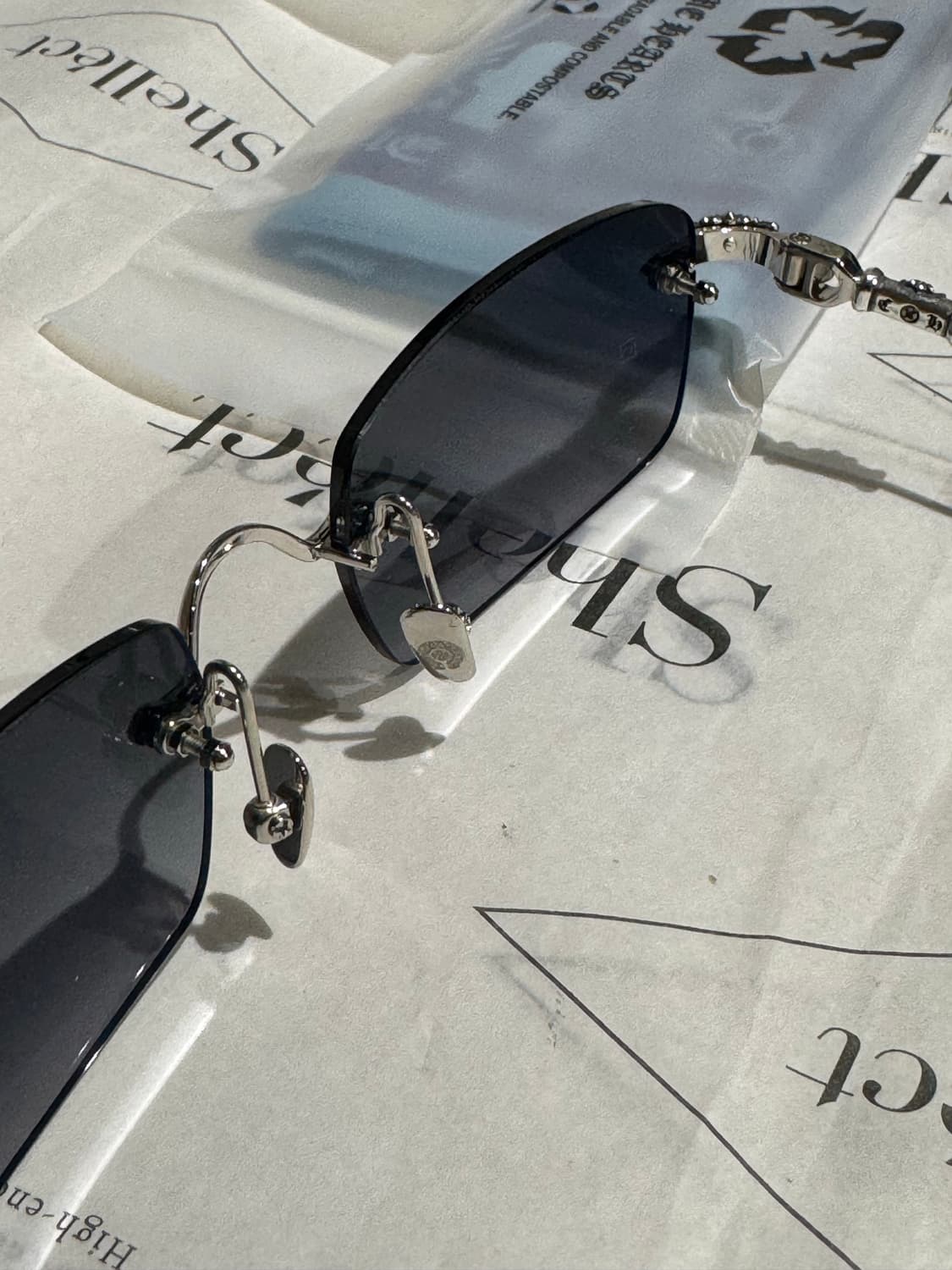 크롬하츠 필스3 실버 선글라스 새상품 상품이미지3