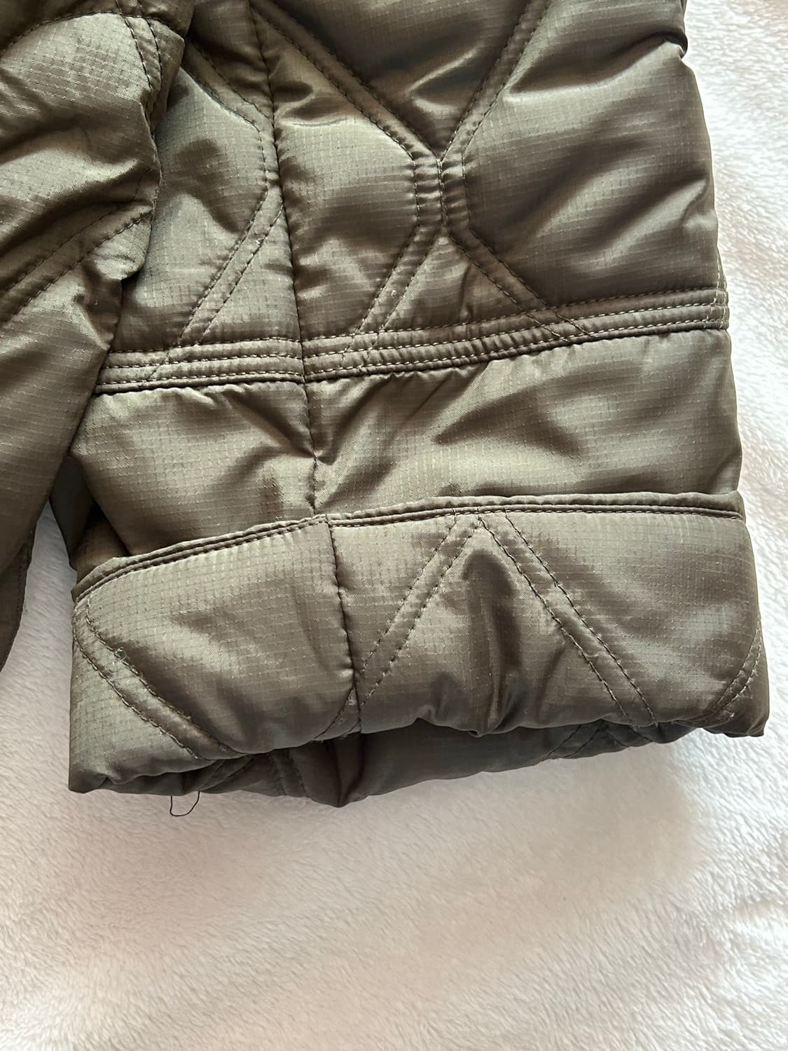 GANNI 가니 퀼팅 자켓 카키 상품이미지7