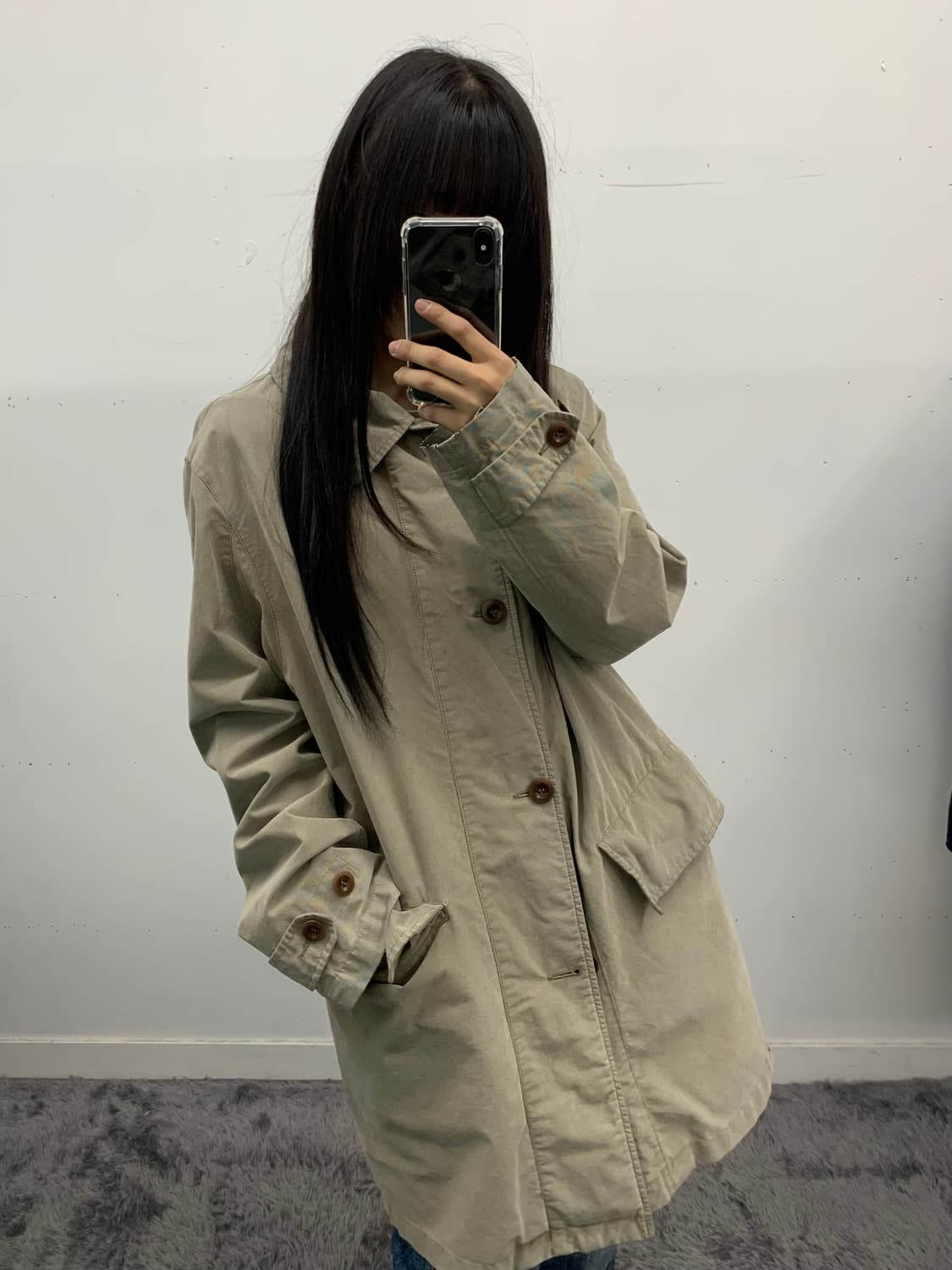 Cp 컴퍼니 유틸리티 트렌치코트 상품이미지1