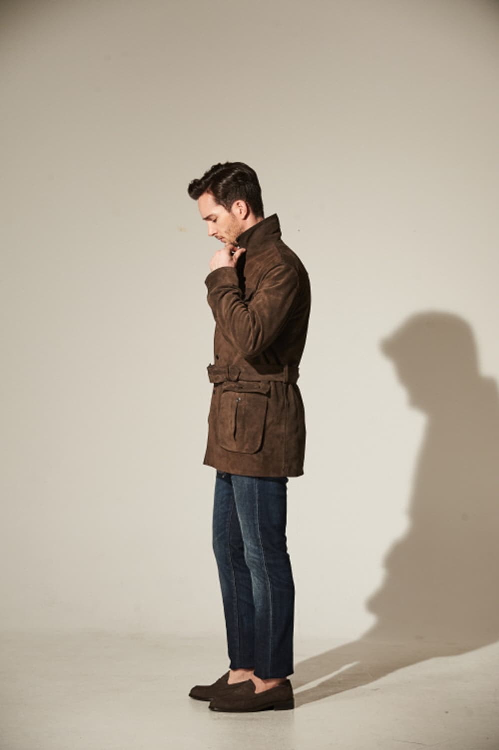 M새상품)첸트로 Centro 남성 스웨이드 자켓 CT-C12 상품이미지9