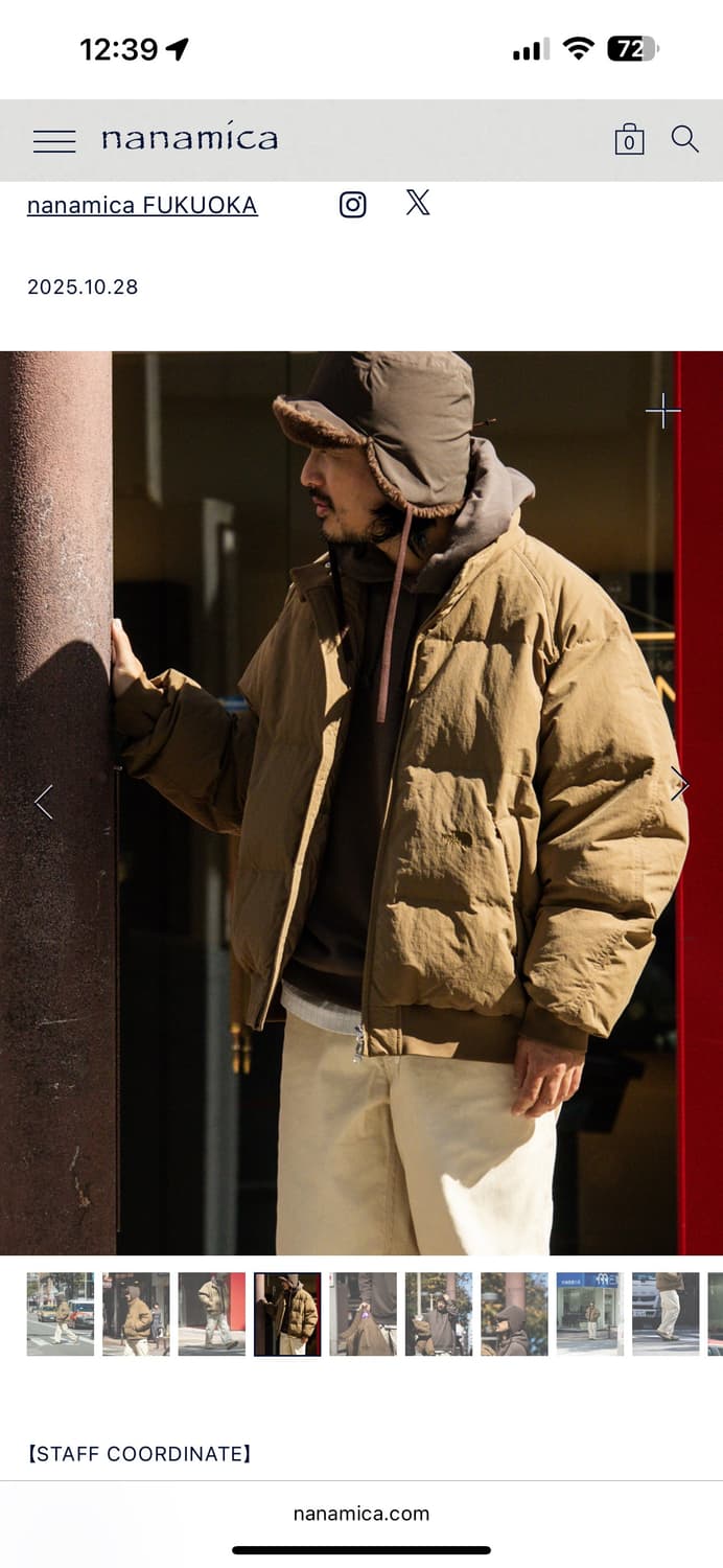 나나미카 노스페이스 퍼플라벨 필드다운자켓 N25FA050 미사용 상품이미지3