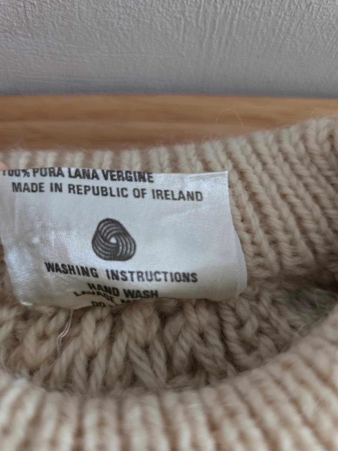 아일랜드 Quill Knit 100% 울 빈티지 니트 상품이미지7