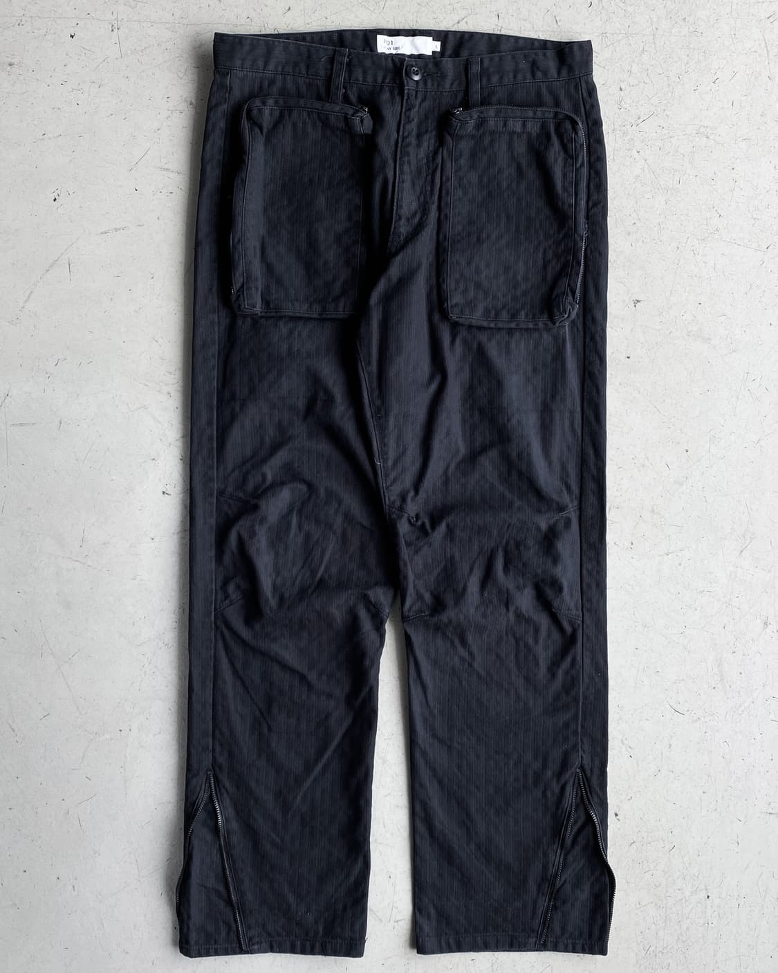 Po1 프론트 더블 포켓 HBT 메카닉 팬츠 상품이미지3