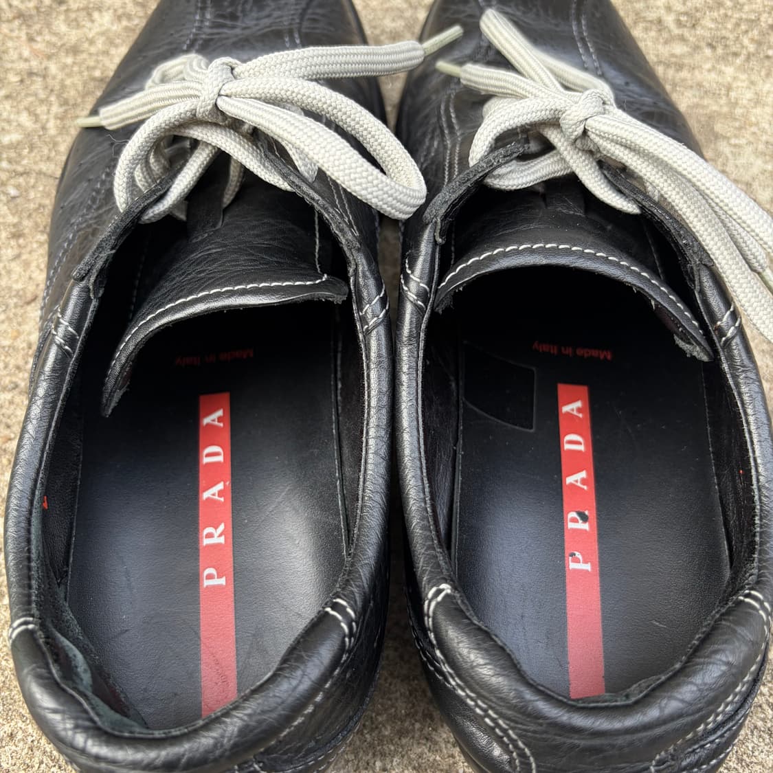프라다 스포츠 레더 스니커즈 상품이미지3