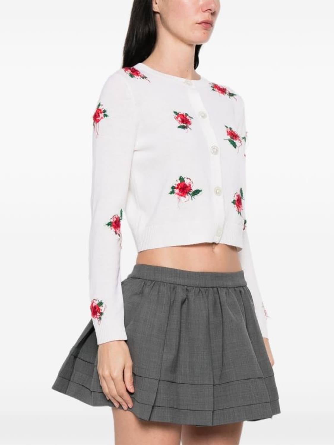 [6]슈슈통 26ss 스레드워크 플로럴 가디건/화이트 상품이미지6