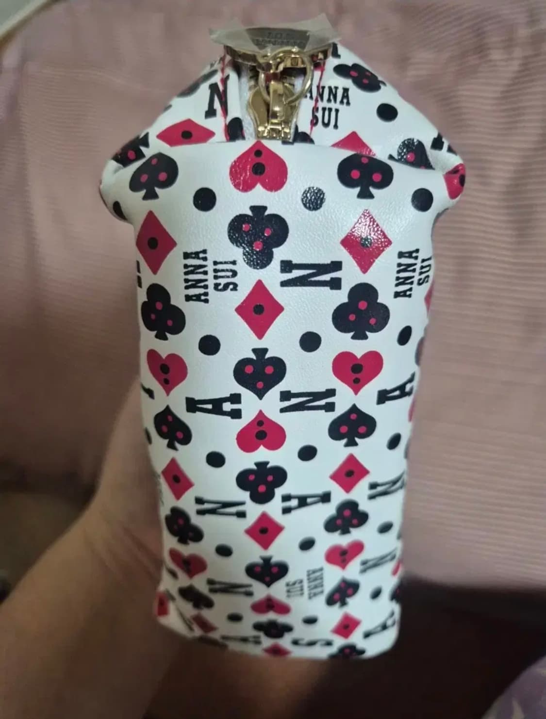 안나수이 리본ㅡ트럼프 파우치 👝 상품이미지6