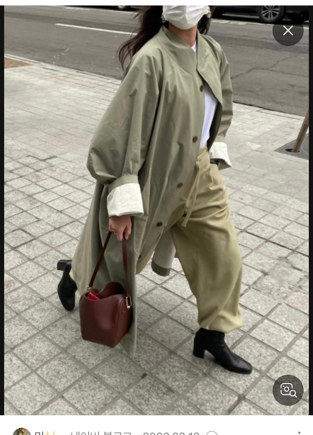 에토스 카키트렌치 상품이미지1