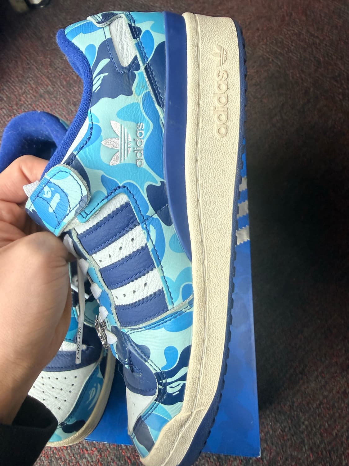 아디다스 x 베이프 포럼 블루카모 270 상품이미지3