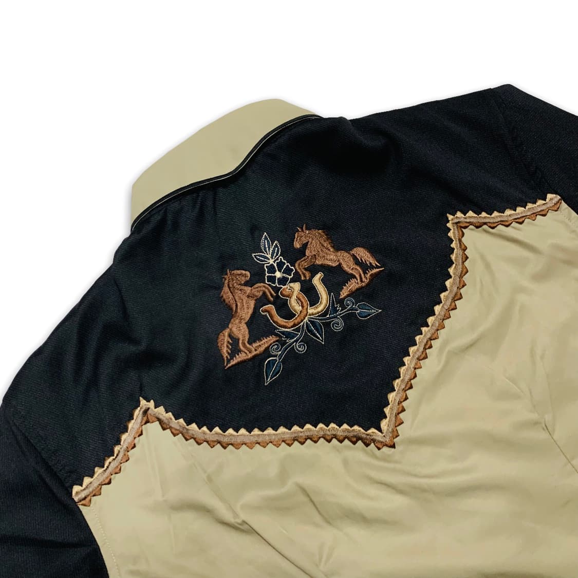 말 발굽 자수 웨스턴 긴팔 셔츠 상품이미지4