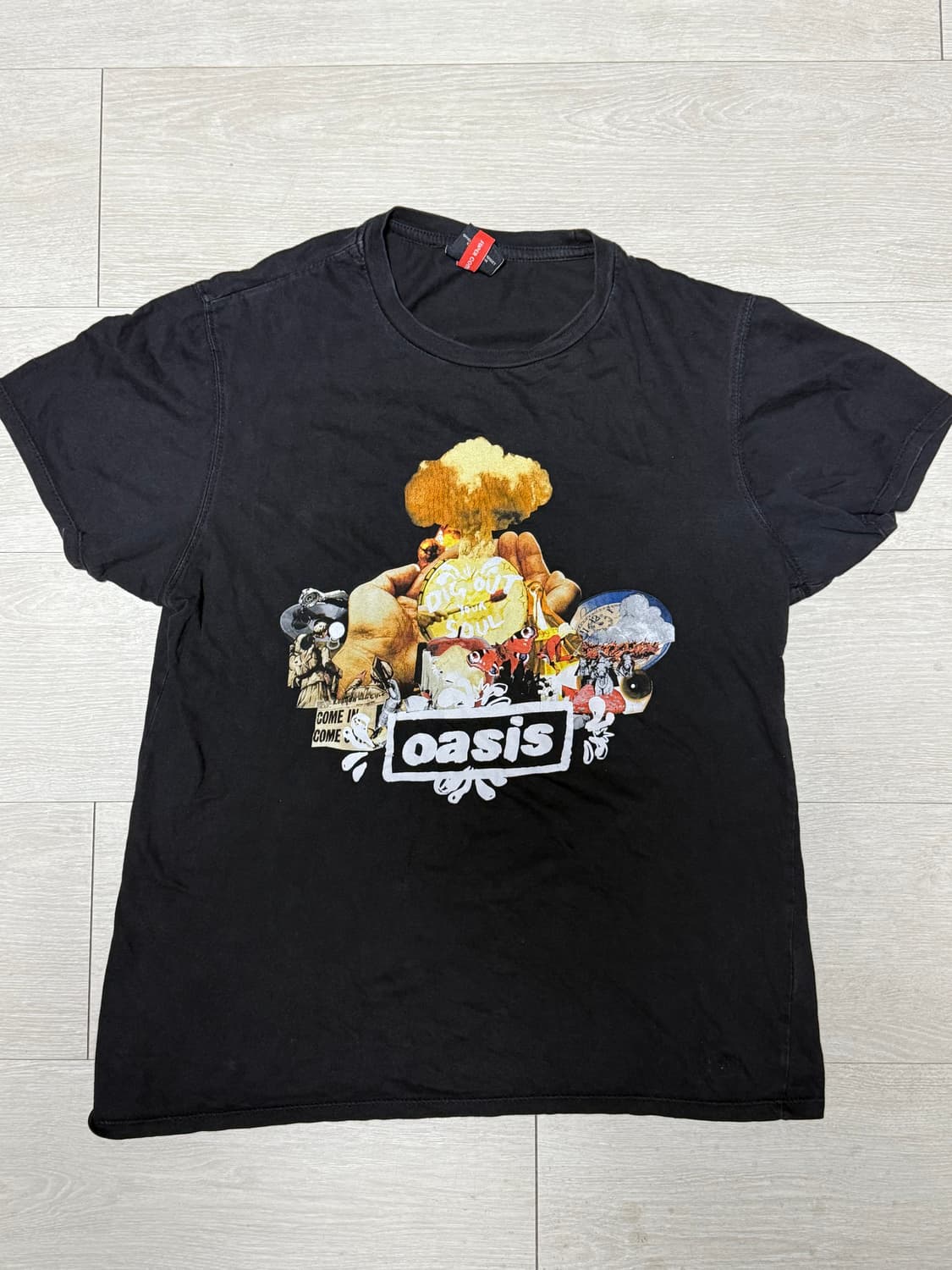 오아시스 공식 2009년 여름 투어 티셔츠 상품이미지2