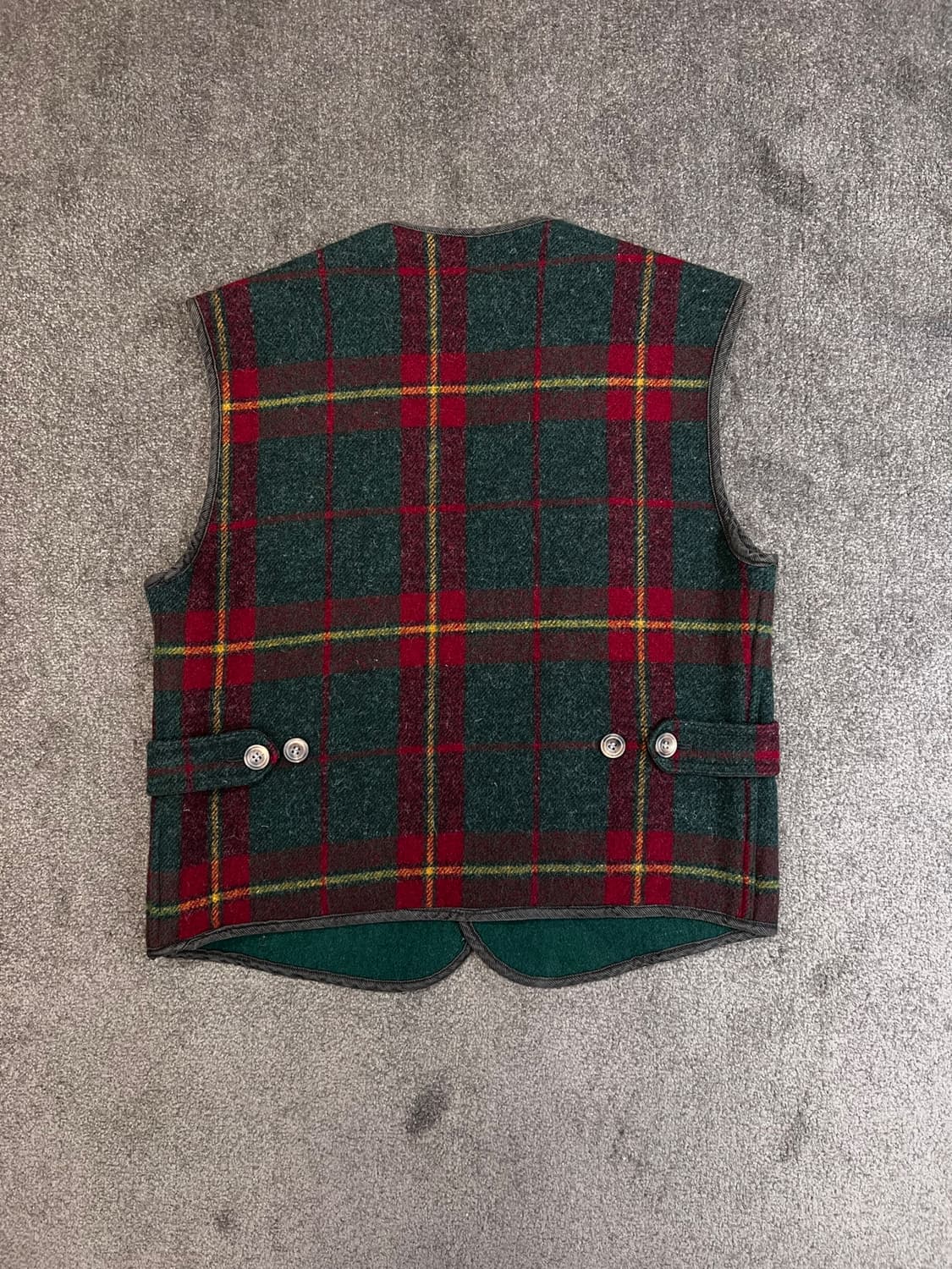 울리치 체크 울 베스트 상품이미지4