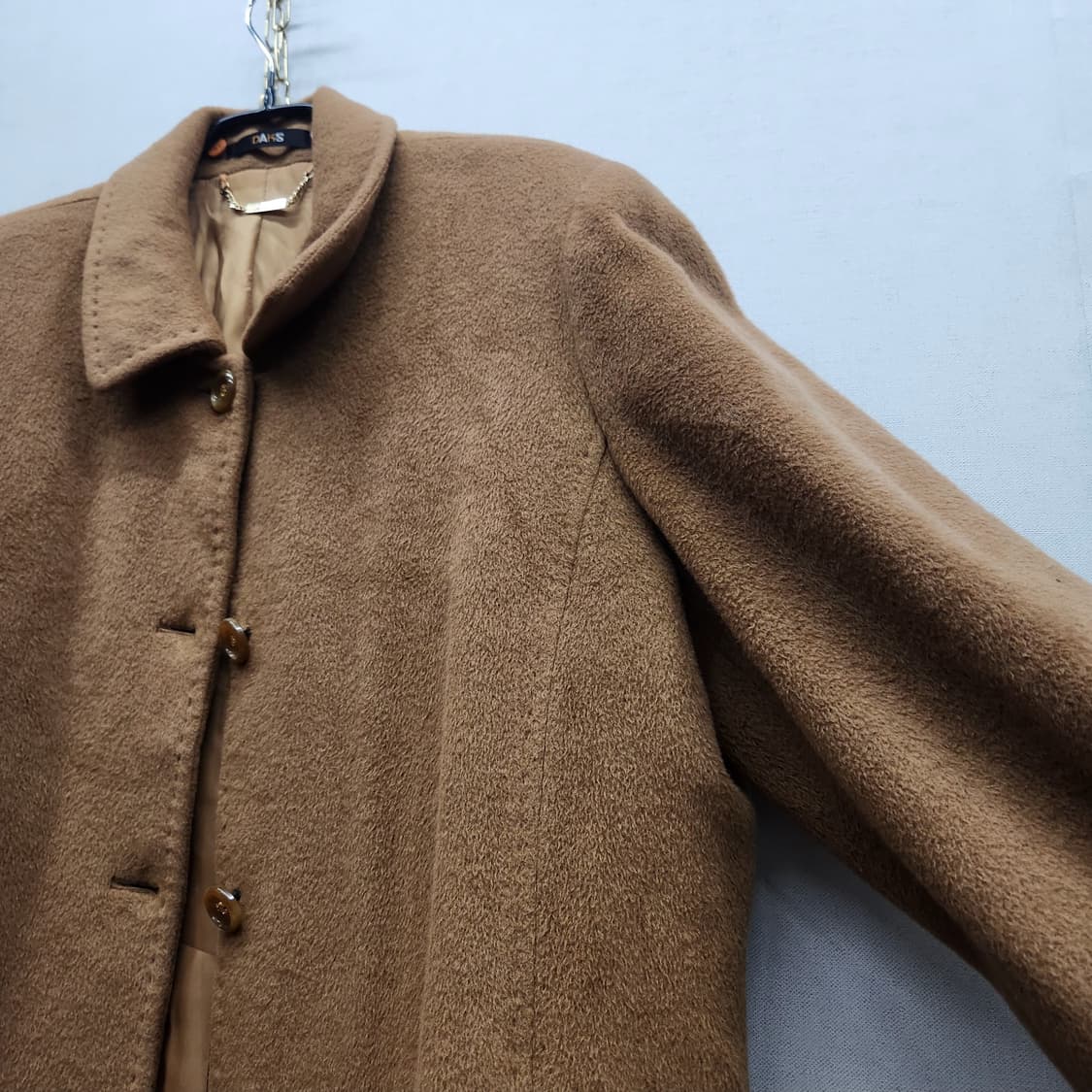 닥스 카멜색상 울/알파카 코트 L 상품이미지3