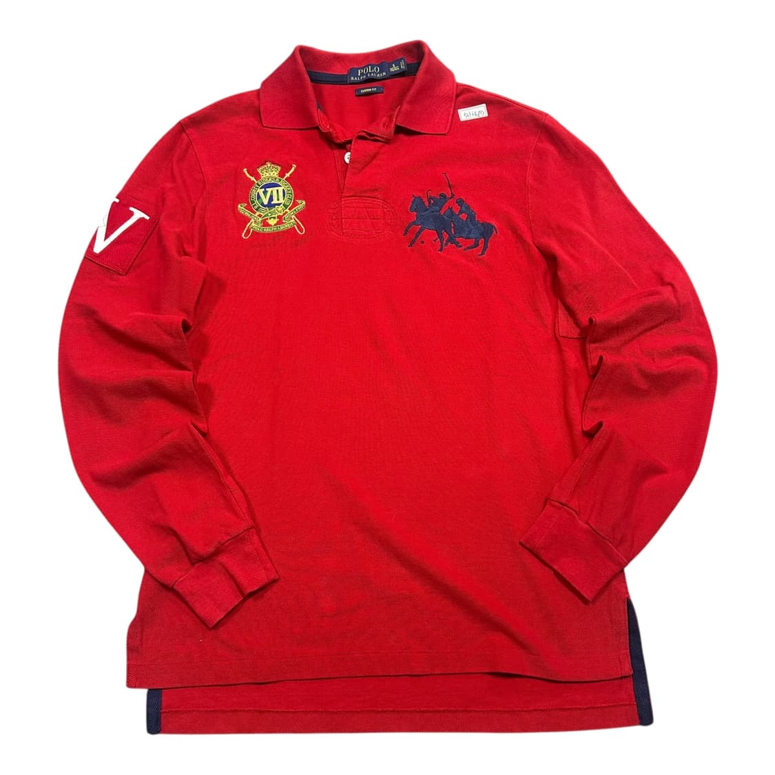 ✨ (바배) 폴로 랄프로렌 더블 빅포니 치프키프 카라 롱슬리브  상품이미지1