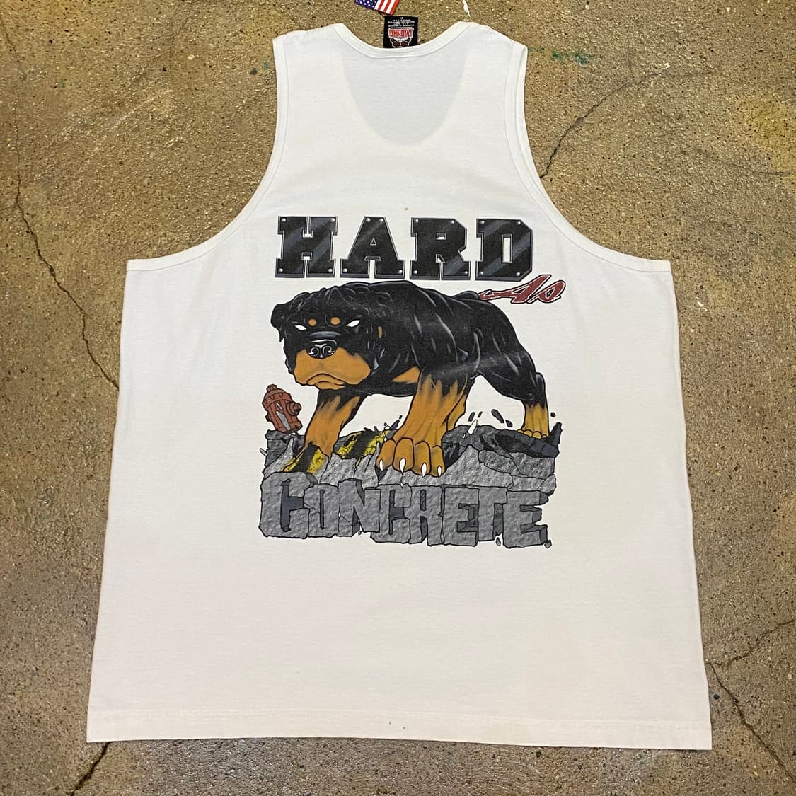 90s Made in USA 미국 빈티지 Hard 민소매 나시티 상품이미지1