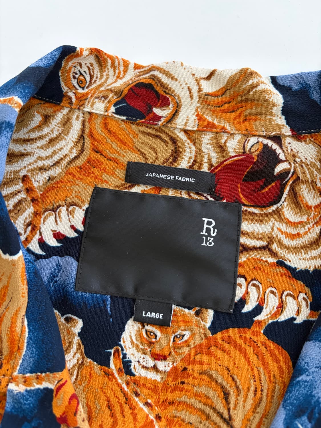 r13 오렌지 타이거 셔츠 L사이즈 상품이미지2