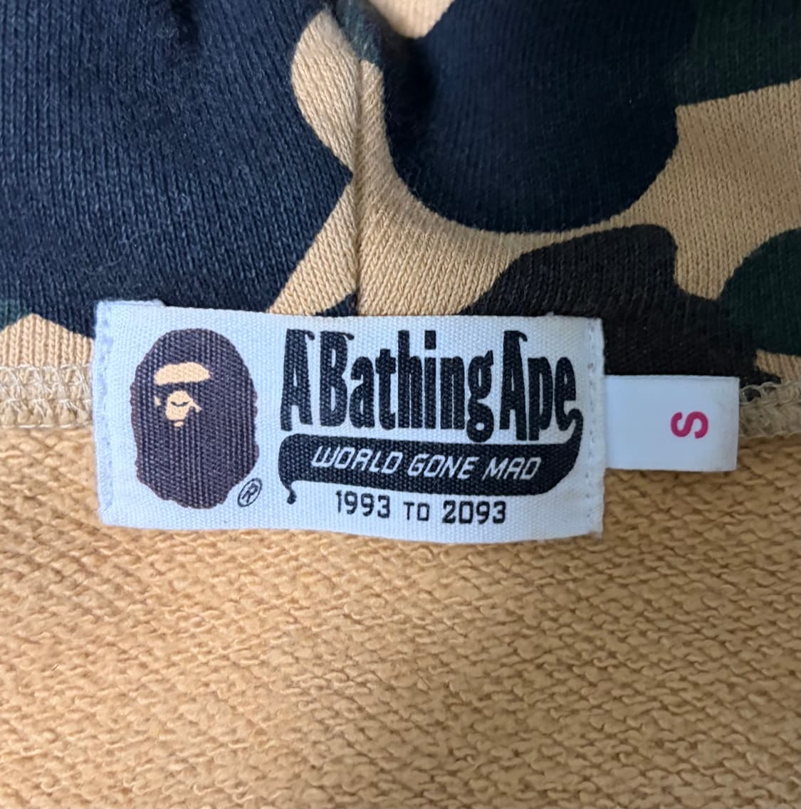 베이프 후드집업 황계 S 상품이미지5