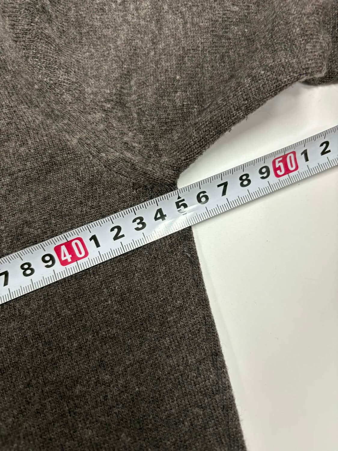 버버리 암패치 체크 걸즈 울 브이넥 니트(M) 상품이미지6