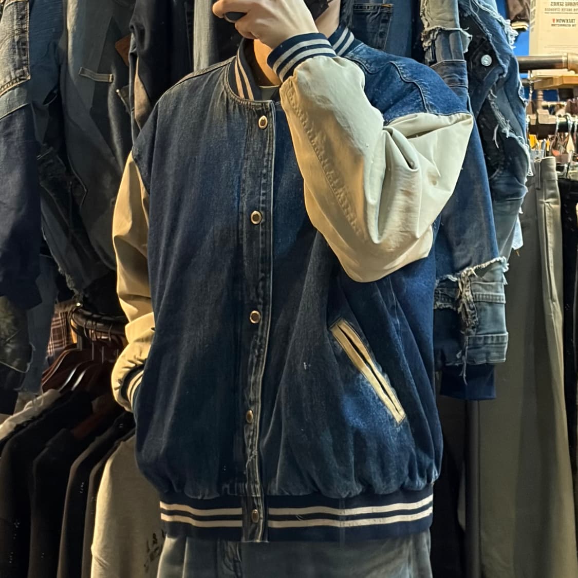 [NO.9] VTG 데님 바시티 자켓 상품이미지4
