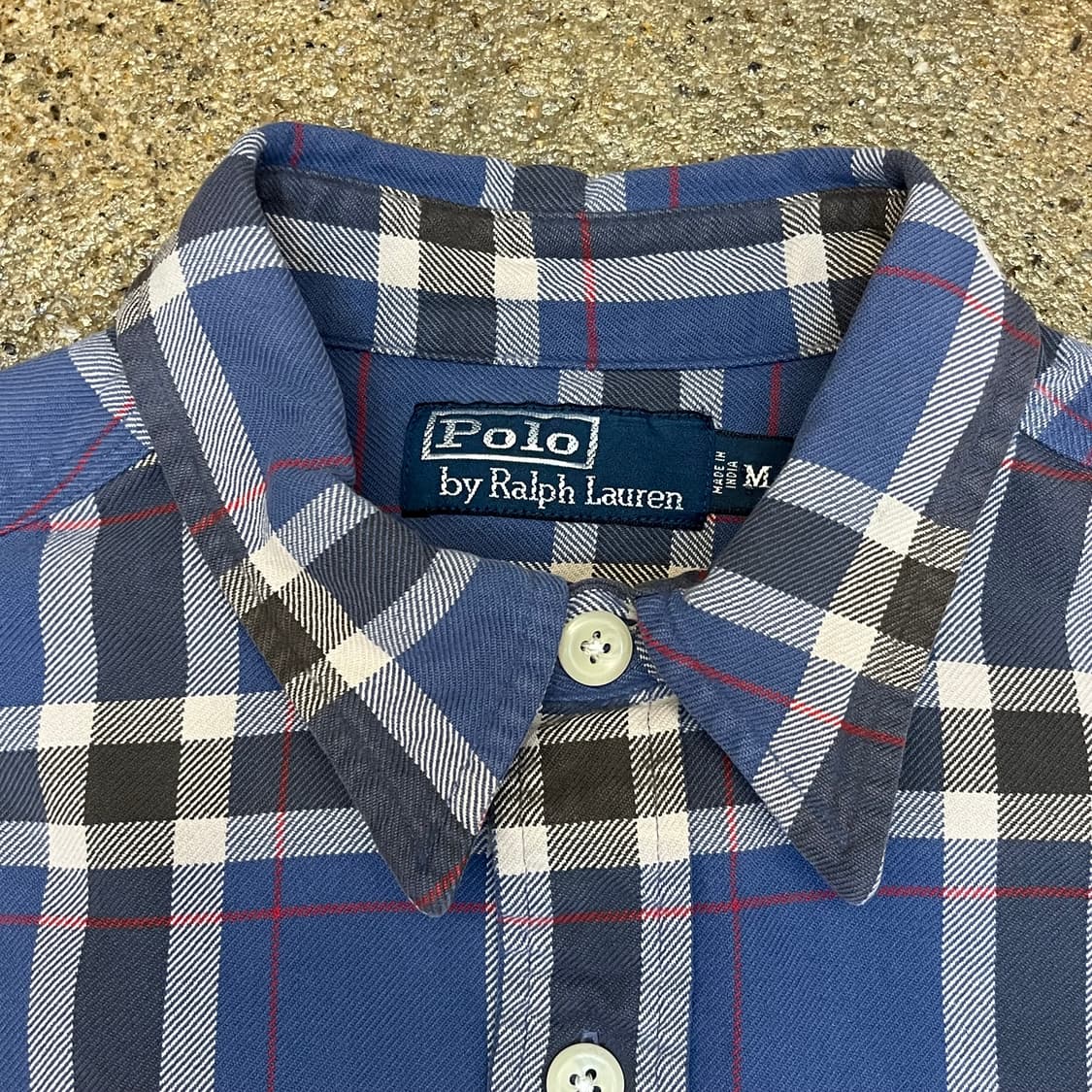 미국 빈티지 폴로 랄프로렌 체크 셔츠 상품이미지5