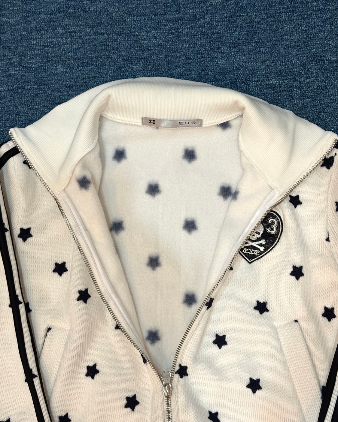 셋업이엑스이 별 집업 상품이미지3