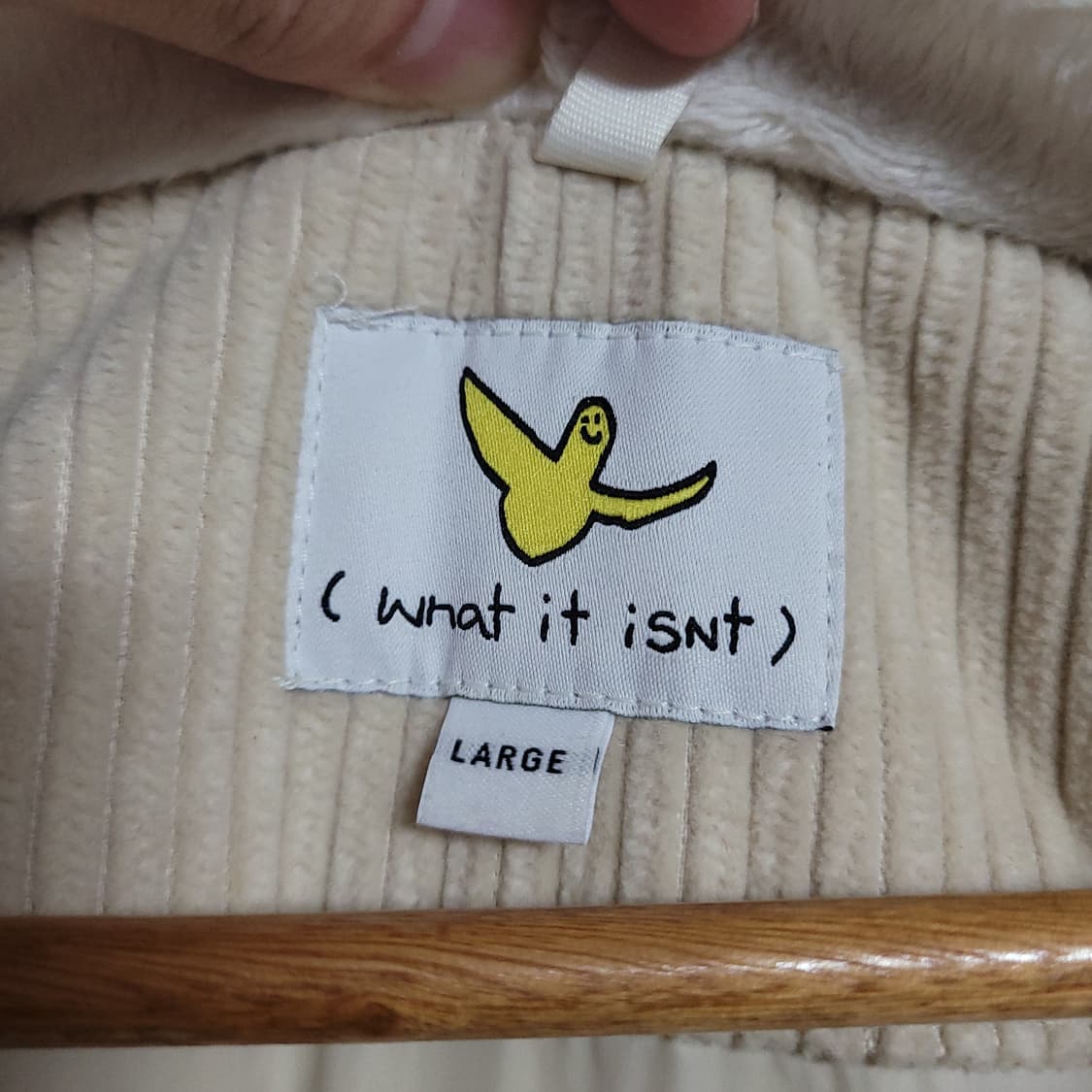 (L) 마크곤잘레스 코듀로이 패딩 점퍼 아이보리 골덴 상품이미지4