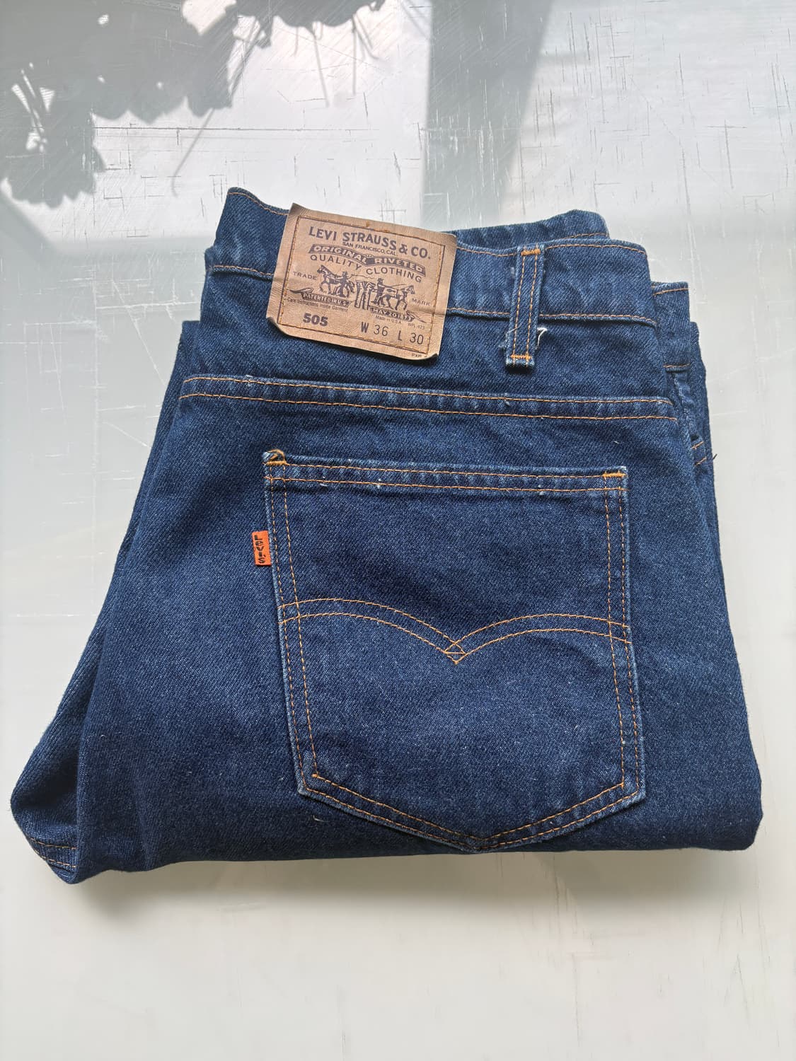 90s 리바이스 505 진청 made in usa 상품이미지1