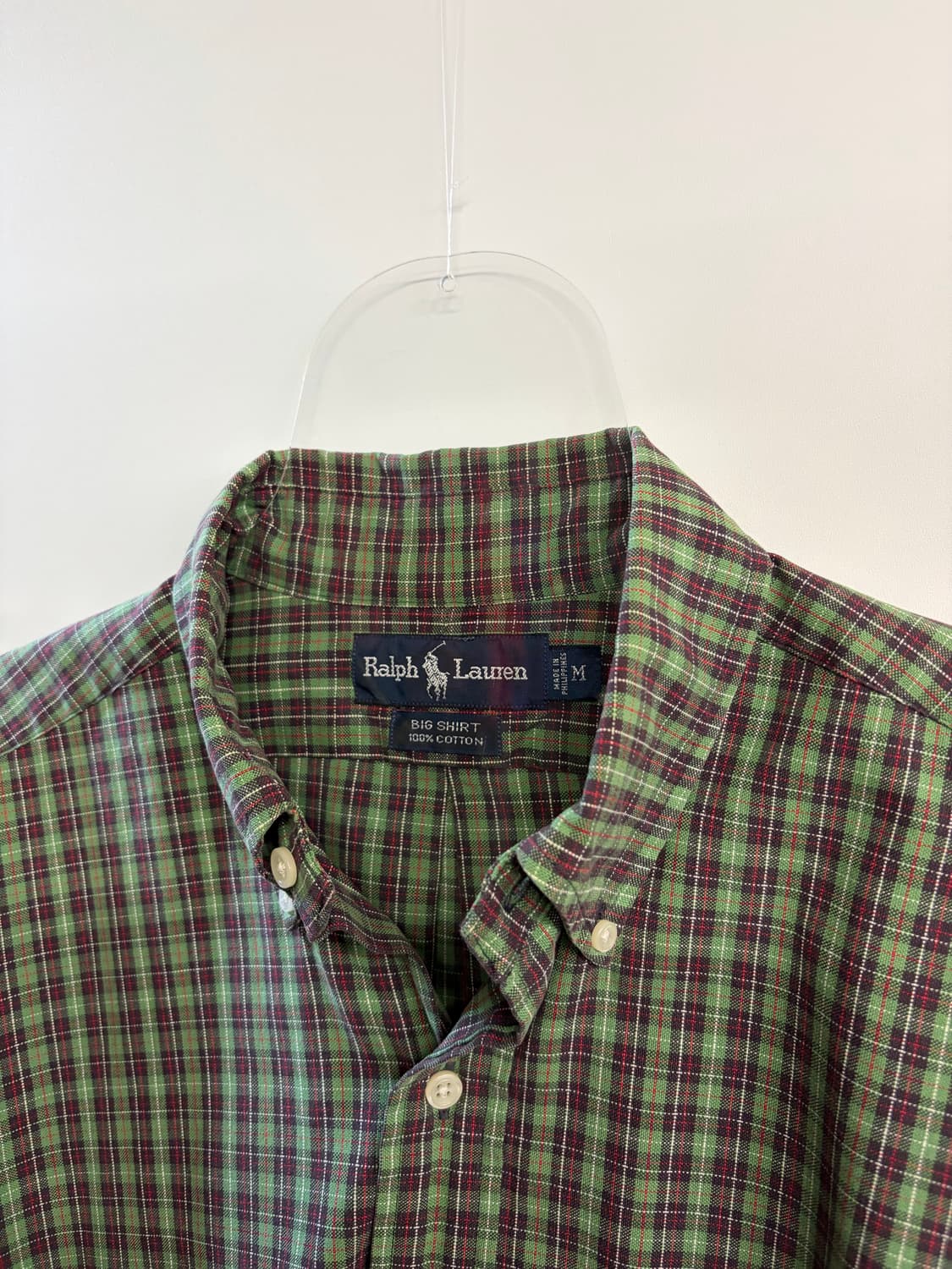 90s 폴로 랄프로렌 빅셔츠 M 상품이미지2