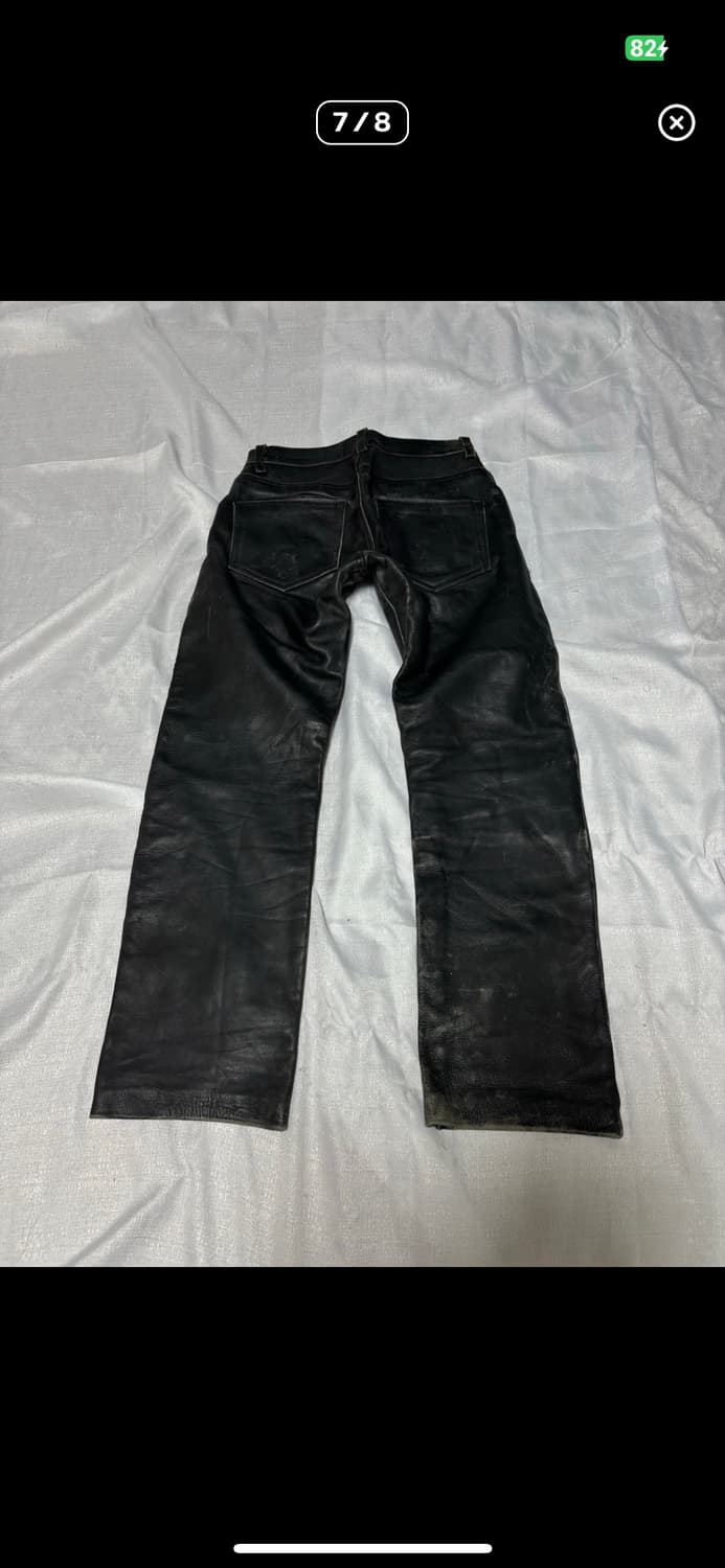 섹시 바이커 가죽 팬츠 상품이미지3