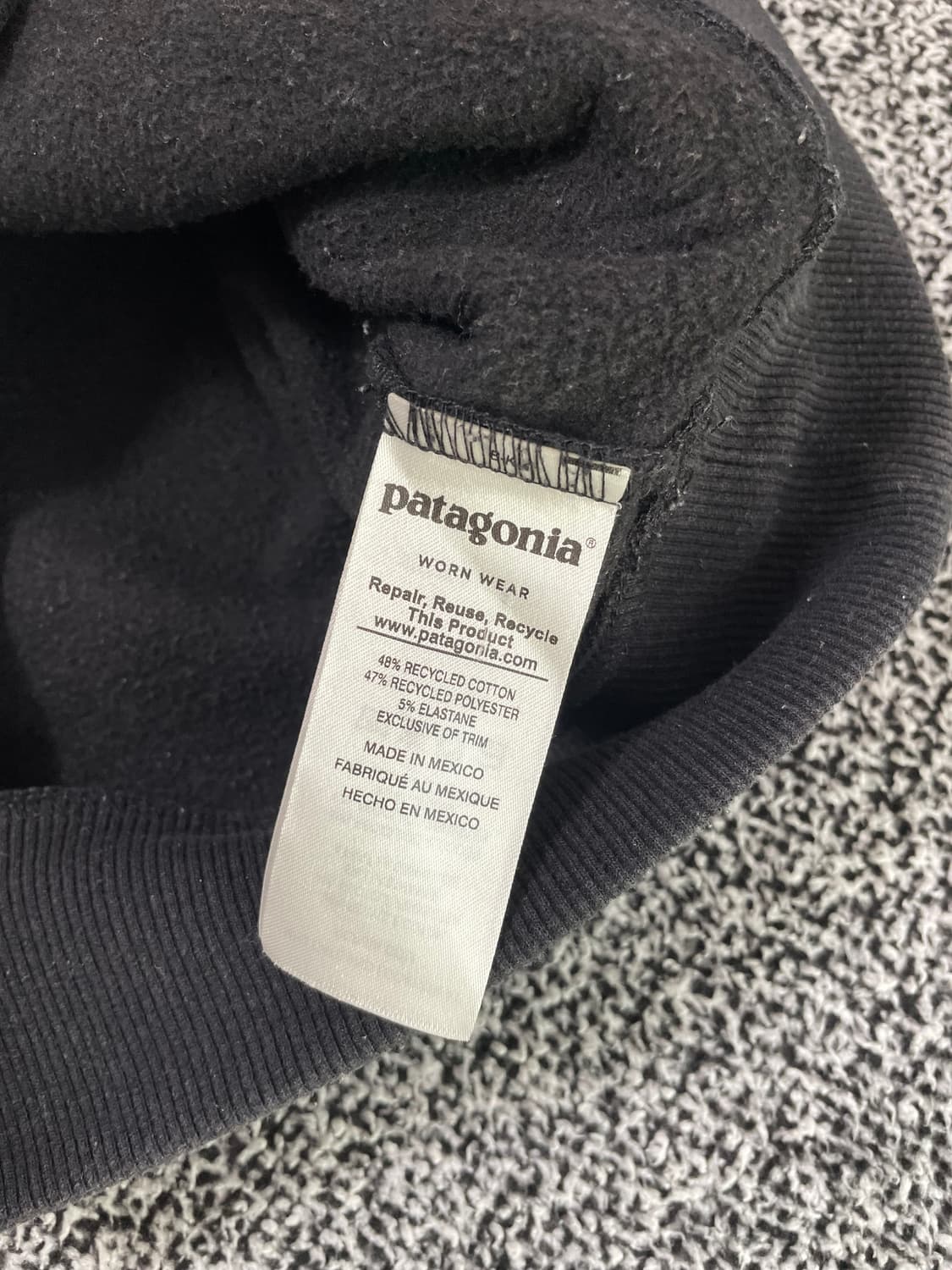 빈티지9. 파타고니아 PATAGONIA P-6 로고 업라이절 후드티셔츠 상품이미지7