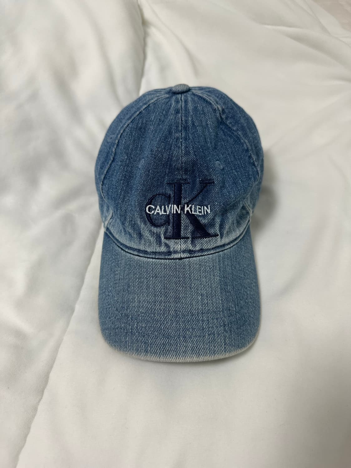 캘빈클라인 데님 볼캡 모자 상품이미지1