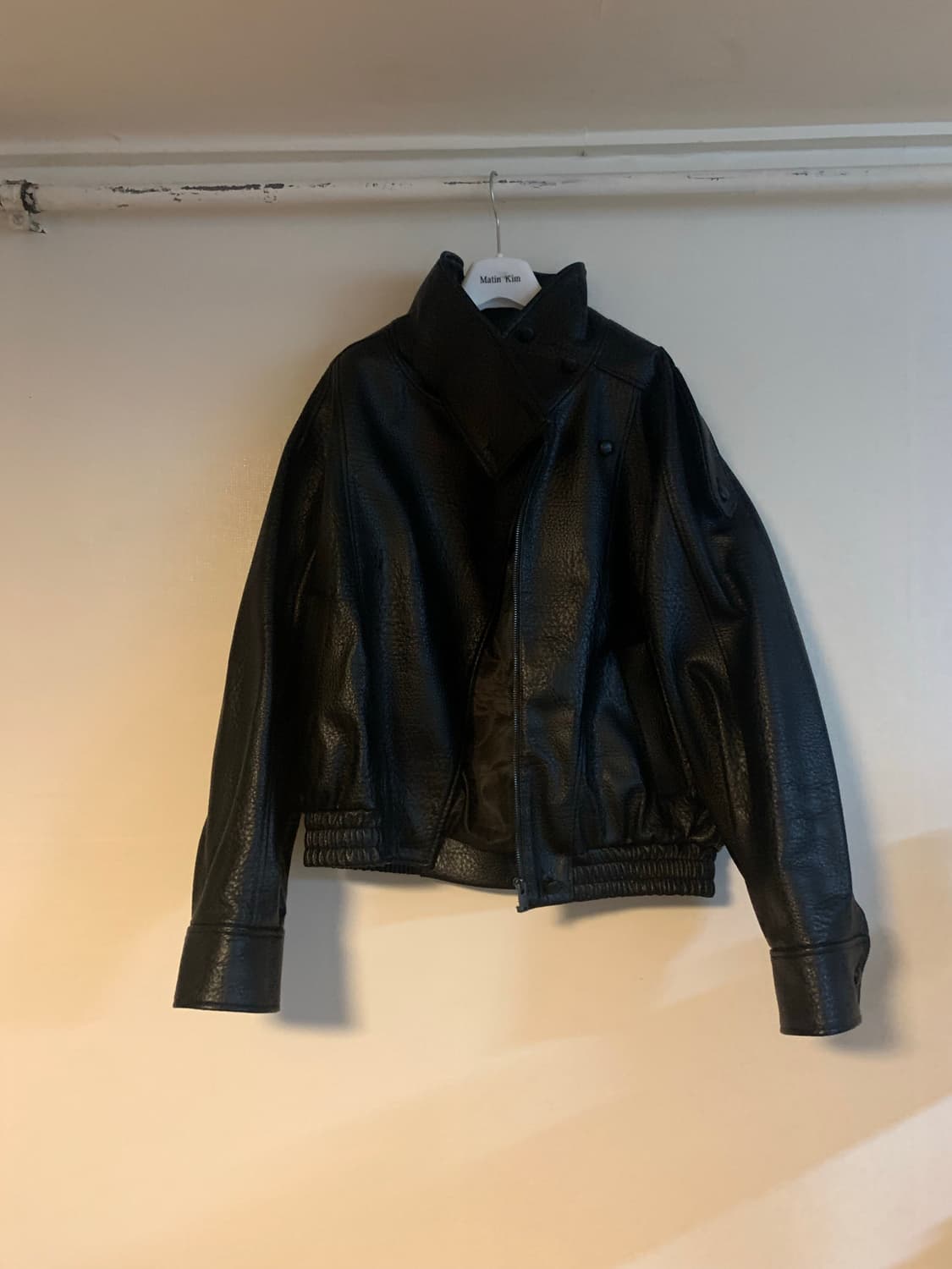 자라 레더 재킷 블랙 S 상품이미지2