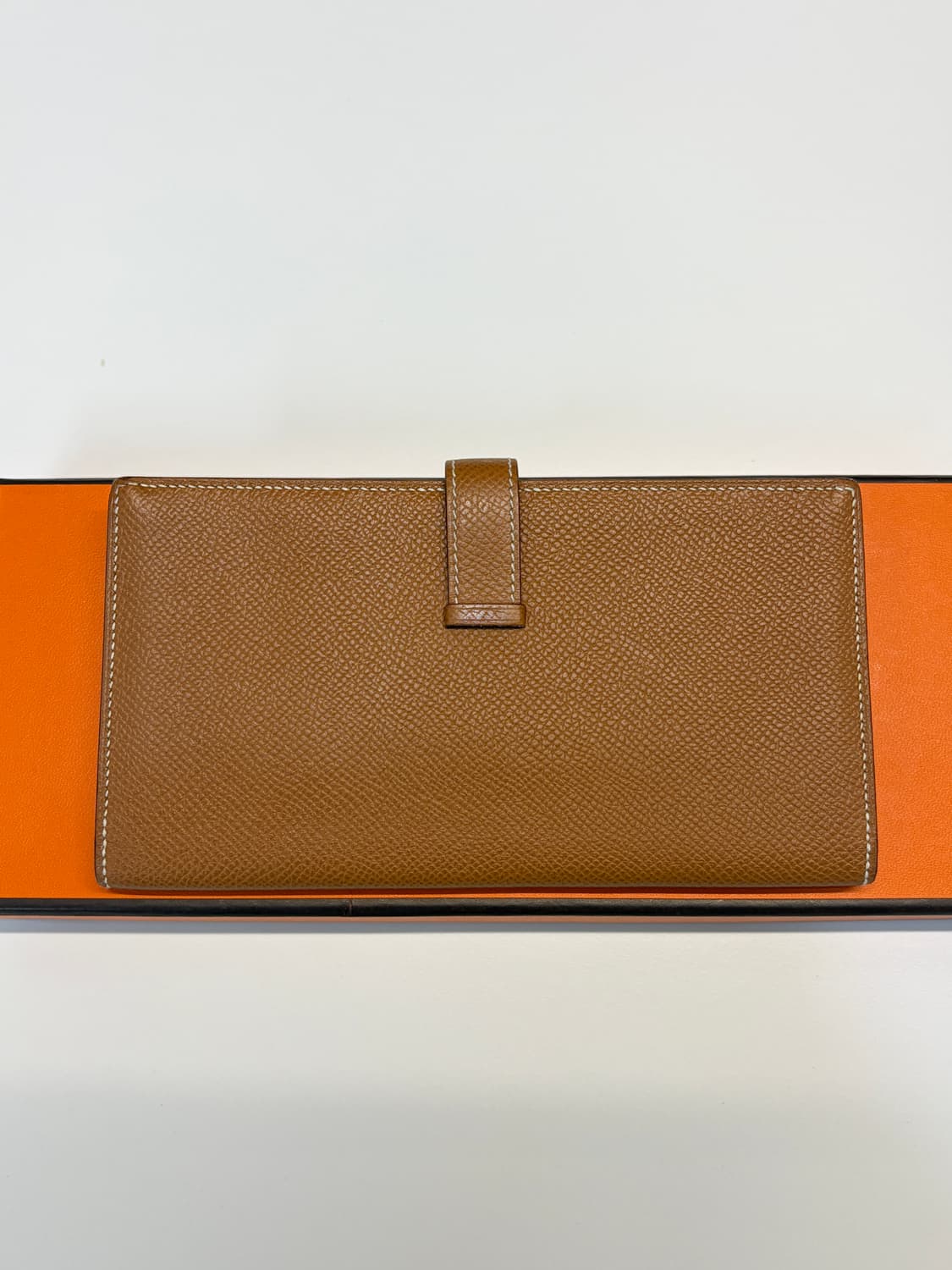 에르메스 베안 장지갑 골드 은장 상품이미지5