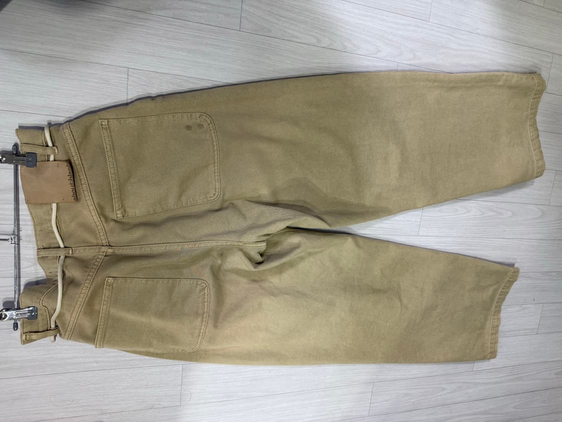 About blank 와이드 데님 베이지 30 상품이미지3