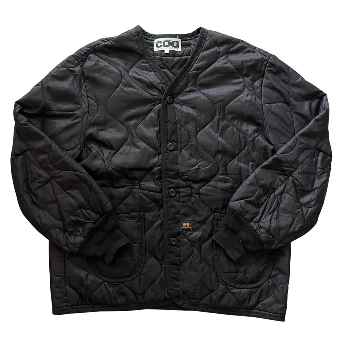 빈티지 00s CDG Alpha Industries 라이너 자켓 상품이미지2