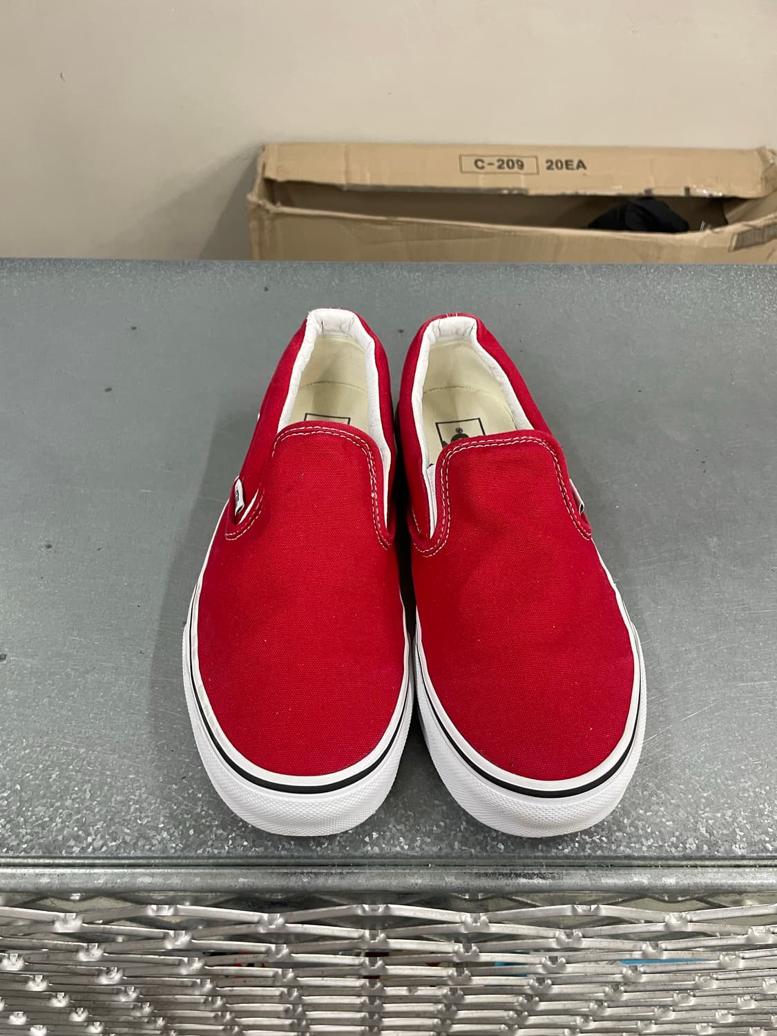 반스 클래식 슬립온 레드 245 상품이미지5