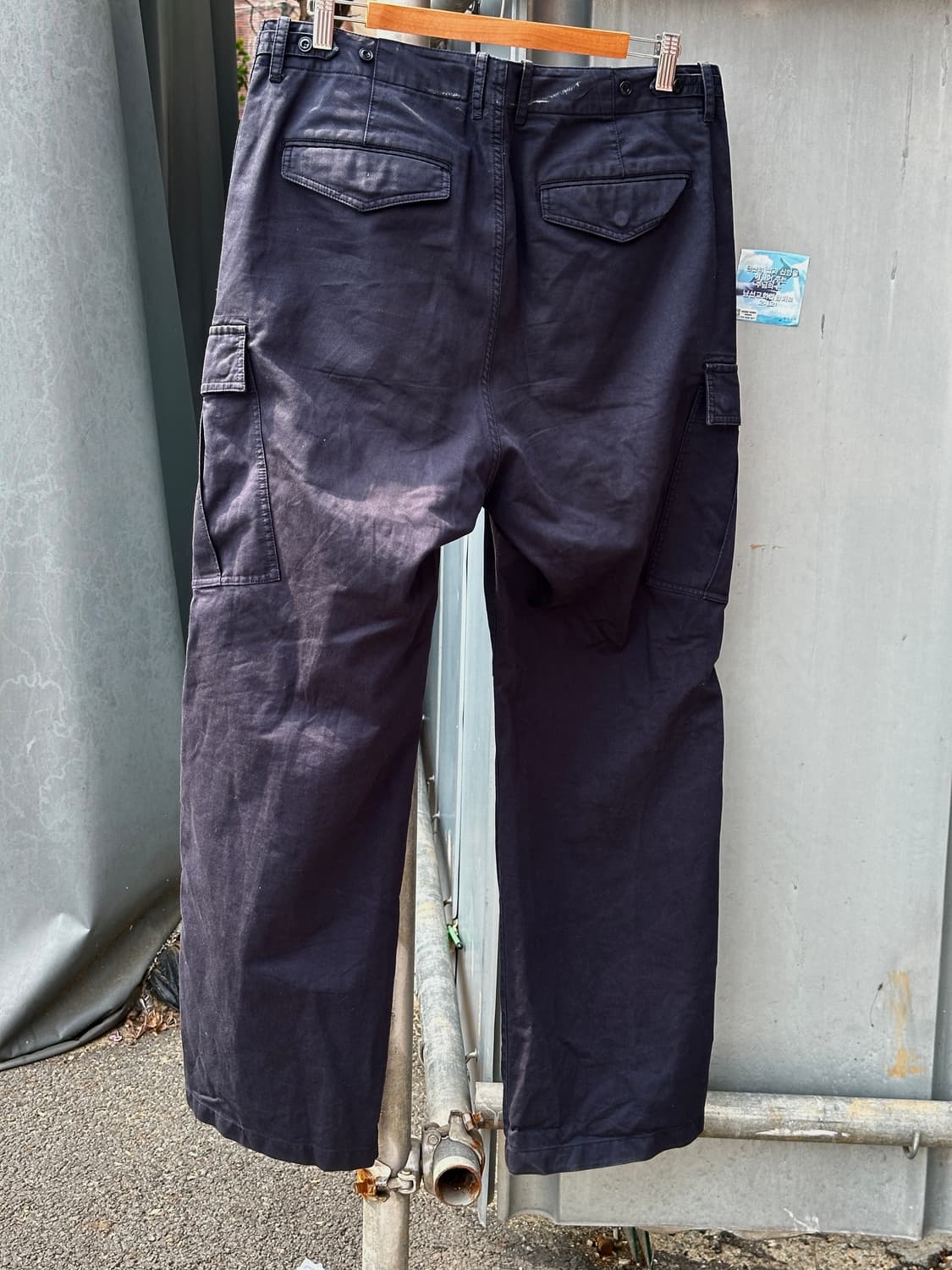 포터리 POTTERY 카고팬츠 네이비 M65 워시드 코튼 4사이즈 상품이미지7