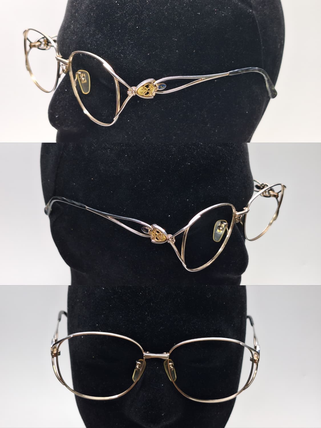 90s 일본 빈티지/란셀 LANCEL L-3225 순수 티타늄 안경테 상품이미지2