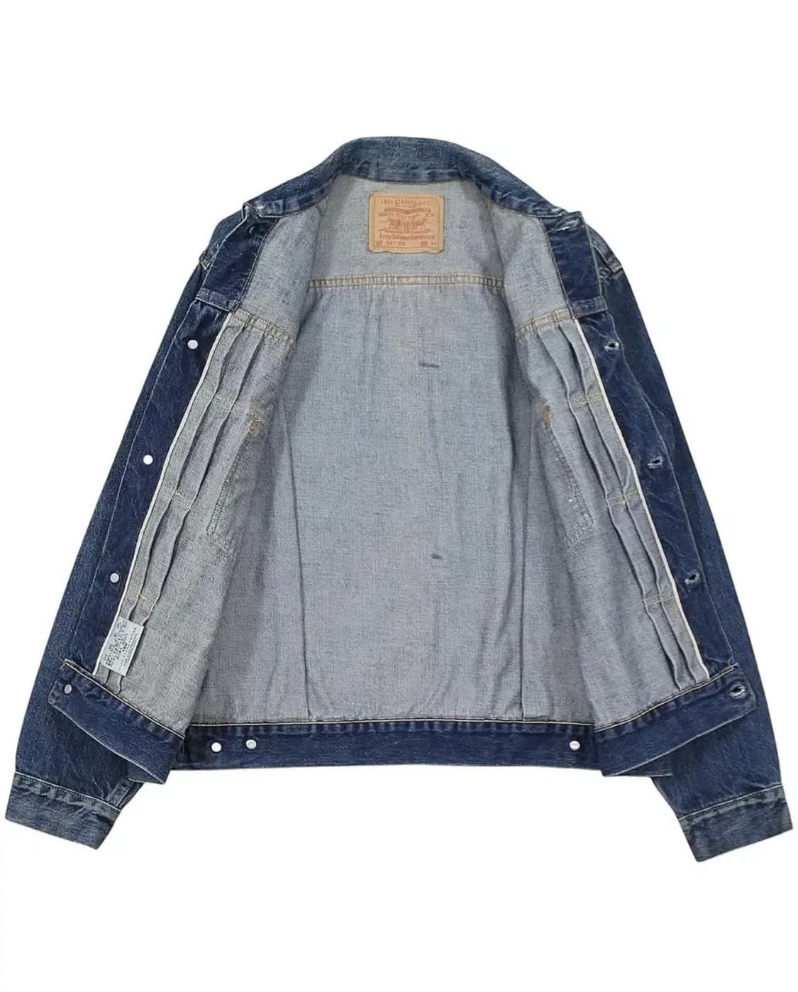 [44] 빈티지 LVC 507XX 데님자켓 빅E 셀비지 리바이스 발렌시아 상품이미지3