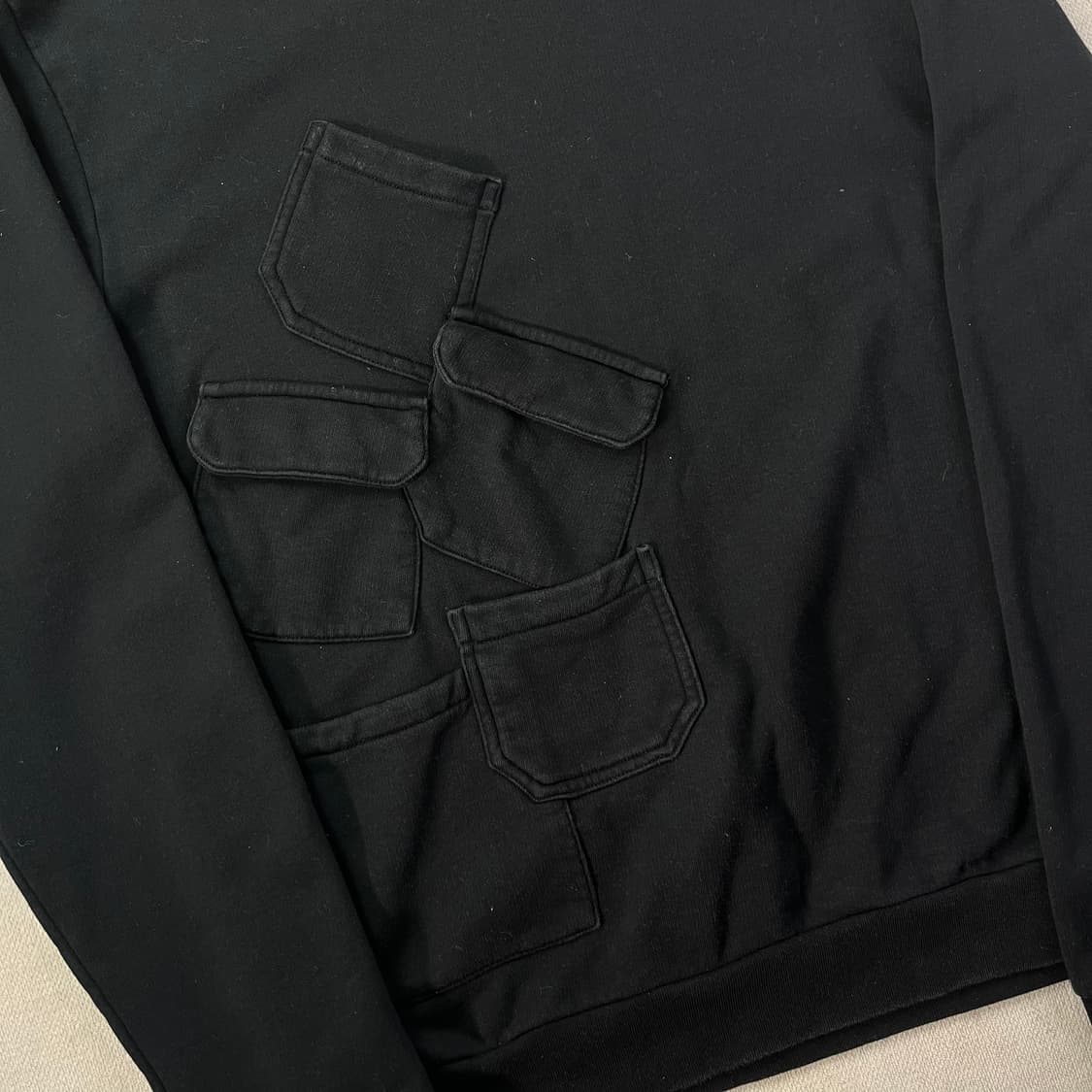 100 msgm 엠에스지엠 멀티 포켓 맨투맨 상품이미지2