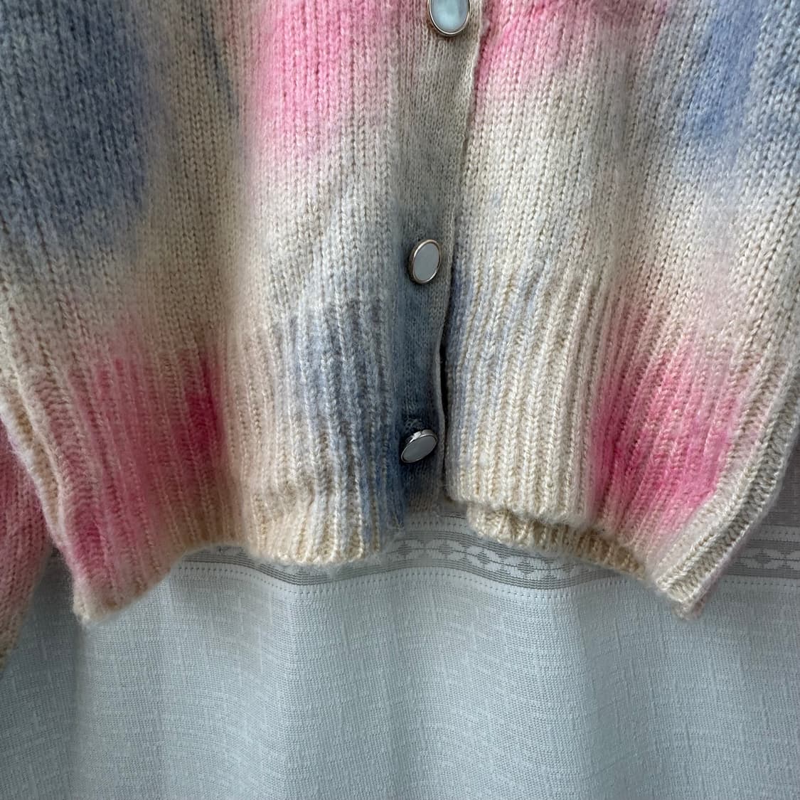 파스텔 솜사탕 니트 가디건 프리 상품이미지9